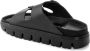 Birkenstock Zwarte Leren Verstelbare Strap Sandalen Black Dames - Thumbnail 15