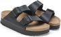 Birkenstock Zwarte Logo Sandalen Gesp Sluiting Rubberen Zool Black Dames - Thumbnail 21