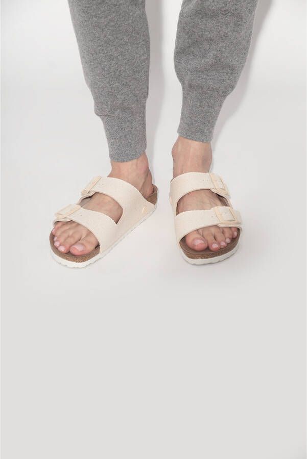 Birkenstock Teenslippers & Sliders Beige Dames