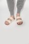 Birkenstock Arizona TEX Canvas Vegan Rivet Logo Sandalen Schmal beige - Thumbnail 4