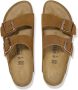 Birkenstock Arizona Suede Sandalen Bruin - Thumbnail 11