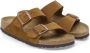 Birkenstock Arizona Suede Sandalen Bruin - Thumbnail 13