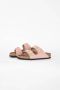 Birkenstock Roze Nubuck Dubbele Band Sandalen Pink Dames - Thumbnail 5