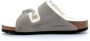 Birkenstock Arizona Shearling Slippers Stone Coin Narrow fit | Grijs | Suède - Thumbnail 53
