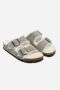 Birkenstock Arizona Shearling Slippers Stone Coin Narrow fit | Grijs | Suède - Thumbnail 57