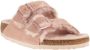 Birkenstock Arizona Shearling Sandalen Roze Dames - Thumbnail 2