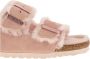 Birkenstock Arizona Shearling Sandalen Roze Dames - Thumbnail 6