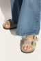 Birkenstock Arizona Shearling Slippers Stone Coin Narrow fit | Grijs | Suède - Thumbnail 127