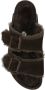 Birkenstock Sandalen Arizona Shearling Lined Suede Two-Strap Sandals in bruin - Thumbnail 15
