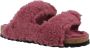 Birkenstock Slides Arizona Big Buckle Teddy Rive Logo OS Pink Dames - Thumbnail 16