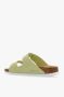 Birkenstock Dames Verstelbare Gespsandalen Beige Dames - Thumbnail 7