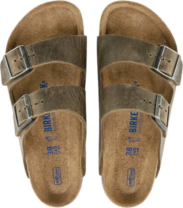 Birkenstock Arizona Soft Footbed Sandalen Green Dames