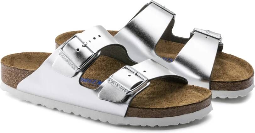 Birkenstock Arizona Soft Footbed Sandalen Grijs Dames