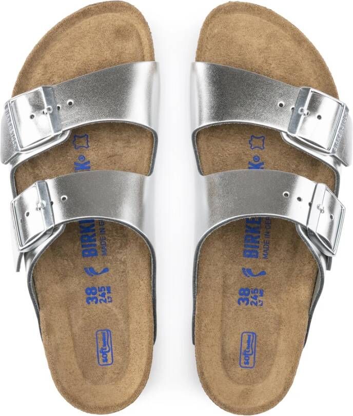 Birkenstock Arizona Soft Footbed Sandalen Grijs Dames