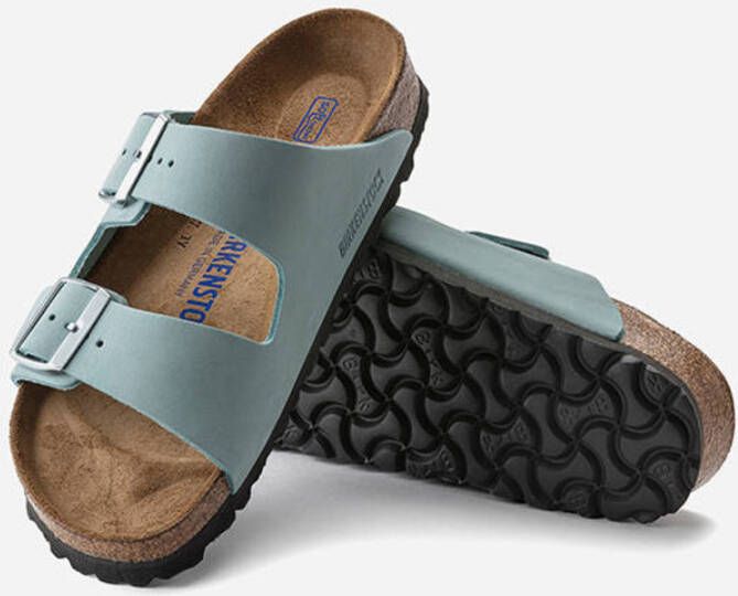 Birkenstock Arizona zachte voetbed sandalen Blauw Dames