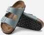 Birkenstock Arizona Slippers Faded Aqua Narrow fit | Aqua | Nubuck - Thumbnail 8