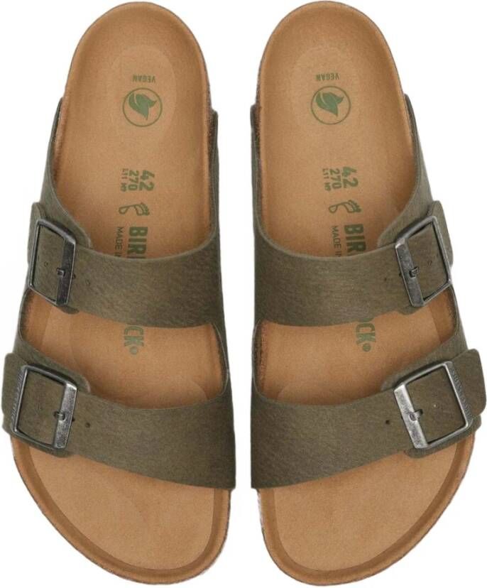 Birkenstock Arizona Vegan Microvezel Flip-flops Green Heren