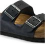 Birkenstock Arizona Zwarte Leren Sandalen Black Heren - Thumbnail 2
