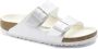 Birkenstock Arizona Slippers Triple White Narrow fit | Wit | Imitatieleer - Thumbnail 101