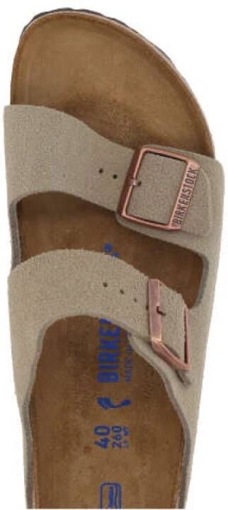 Birkenstock Beige Arizona SFB Sandalen Beige Dames