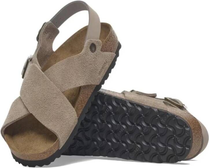 Birkenstock Beige Kruisband Sandalen