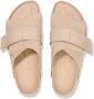 Birkenstock Kyoto Lederen Sandalen Beige Dames - Thumbnail 2