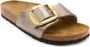 BIRKENSTOCK Slippers Dames Madrid Big Buckle Dames Maat: 43 Kleur: Taupe - Thumbnail 10