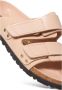 Birkenstock Glimmende Nubuck Sandalen Beige Dames - Thumbnail 4