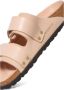 Birkenstock Glimmende Nubuck Sandalen Beige Dames - Thumbnail 5