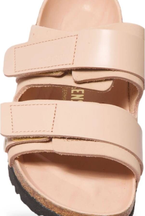 Birkenstock Glimmende Nubuck Sandalen Beige Dames