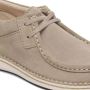 Birkenstock Beige Platte Schoenen Handgemaakte Suède Mocassin - Thumbnail 2