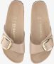 Birkenstock Madrid Narrow Big Buckle Natural Leather Patent High-Shine New Beige - Thumbnail 13