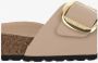 Birkenstock Madrid Narrow Big Buckle Natural Leather Patent High-Shine New Beige - Thumbnail 16
