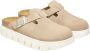 Birkenstock Leren Mules Beige Dames - Thumbnail 2