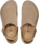 Birkenstock Lutry Premium Suède Leren Klompen Beige - Thumbnail 12