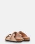 Birkenstock Nubuck Leren Sandalen met Verstelbare Banden Beige Dames - Thumbnail 24