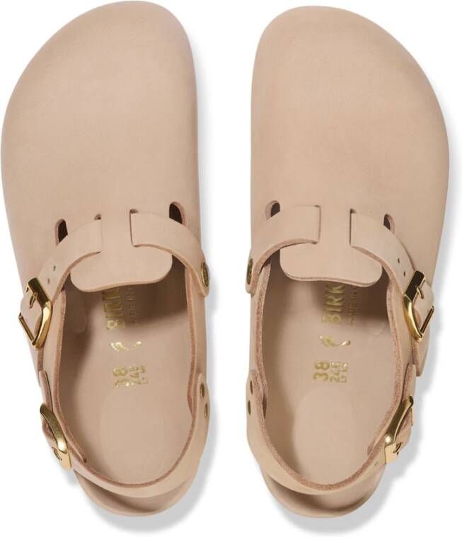Birkenstock Beige Sandalen met Verstelbare Hielband