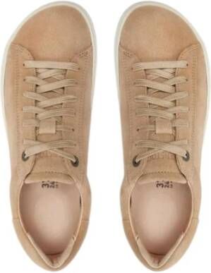 Birkenstock Beige Sandcastle Lage leren sneakers