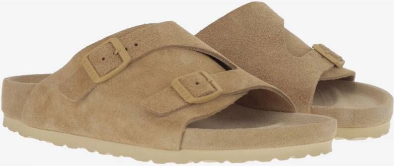 Birkenstock Zurich Suède Sandalen Beige Dames