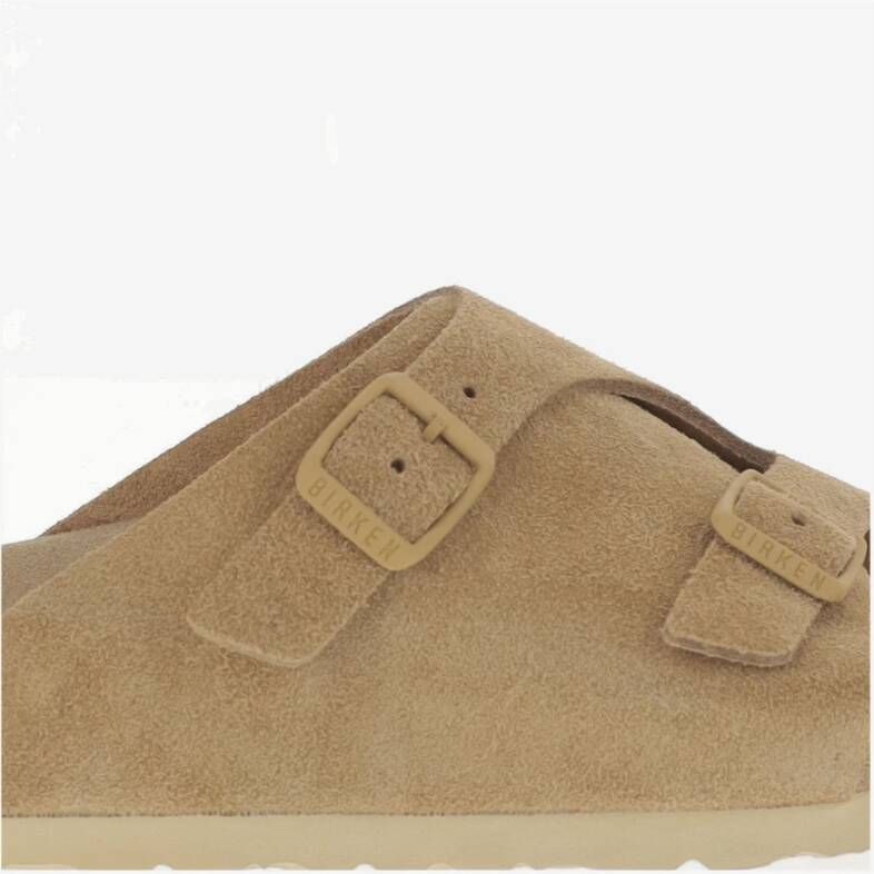 Birkenstock Zurich Suède Sandalen Beige Dames