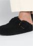 Birkenstock Zwarte Bont Slipper met Band Black Dames - Thumbnail 3