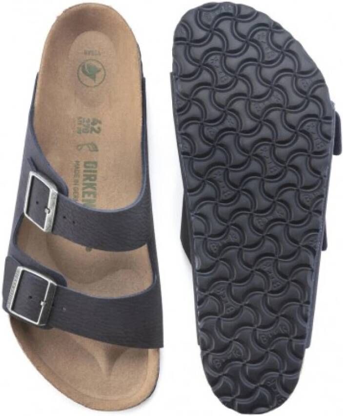 Birkenstock Arizona Vegan Synthetics Blue Heren