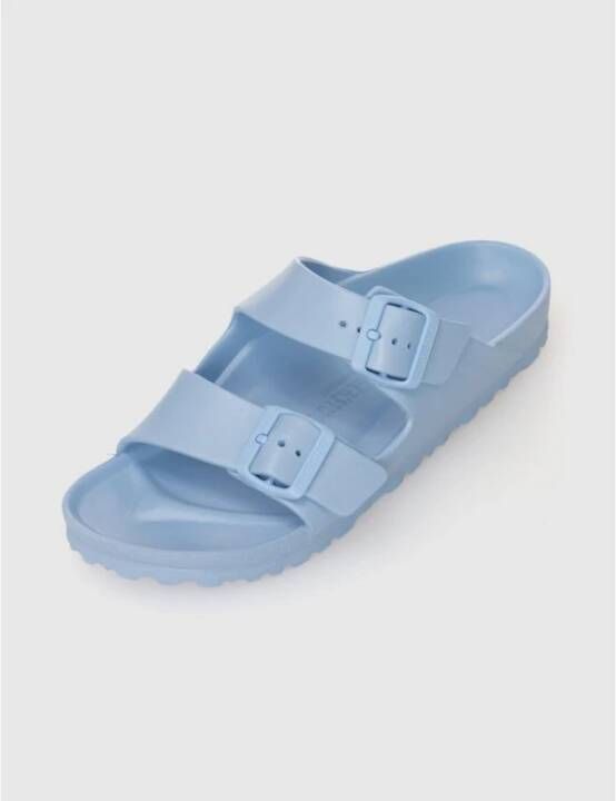 Birkenstock Blauwe Arizona Eva Platte Sandalen Blue Dames