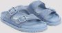 Birkenstock Blauwe Leren Sandalen voor Mannen Blue Heren - Thumbnail 9