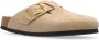 Birkenstock Comfortabele Knuppel Pantoffels voor Alledaags Gebruik Beige Dames - Thumbnail 13