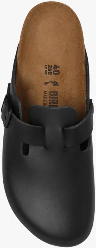 Birkenstock Boston BS Slides Black Dames