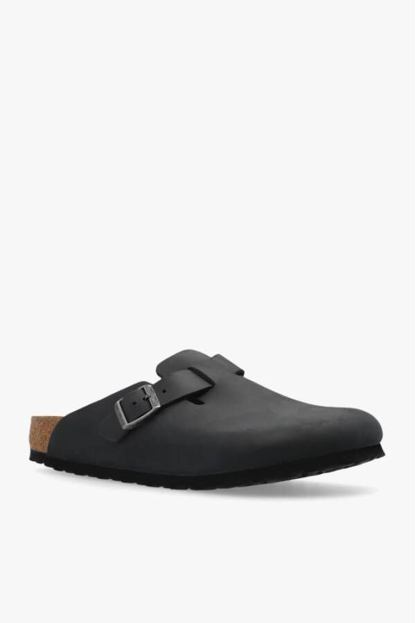 Birkenstock Boston BS Slides Black Heren