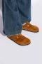 Birkenstock Bruin Leren Boston Pantoffels met Lage Zool Brown - Thumbnail 6