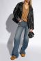 Birkenstock Bruin Leren Boston Pantoffels met Lage Zool Brown - Thumbnail 7