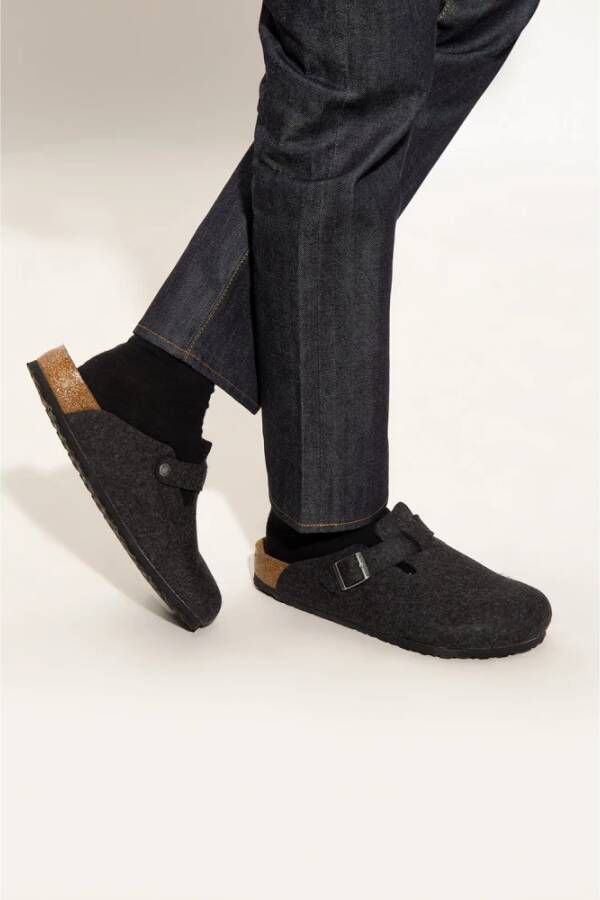 Birkenstock Boston BS slides Gray Heren